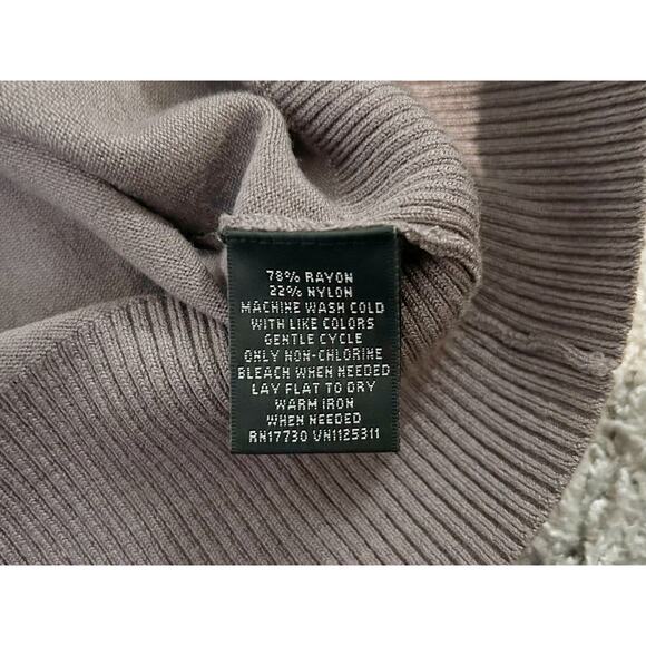 Mossimo Brown Scoop Neck Short Sleeve Sweater Dress Womens Size M NWT - Picture 5 of 8